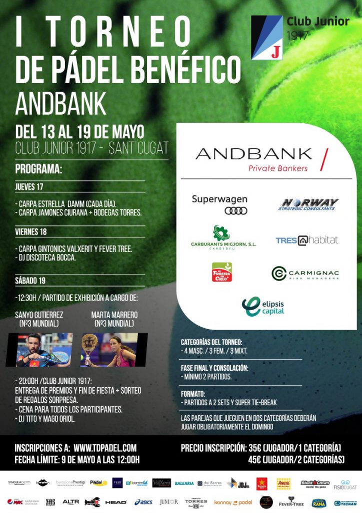 Torneo padel Andbank España